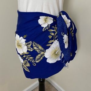 Sarong swim suit cover up